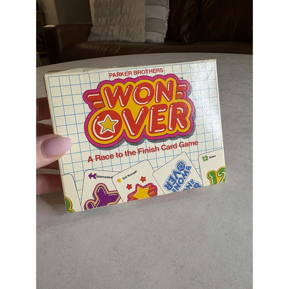 Vintage 1983 Parker Brothers Won Over Race to the Finish Card Game Complete